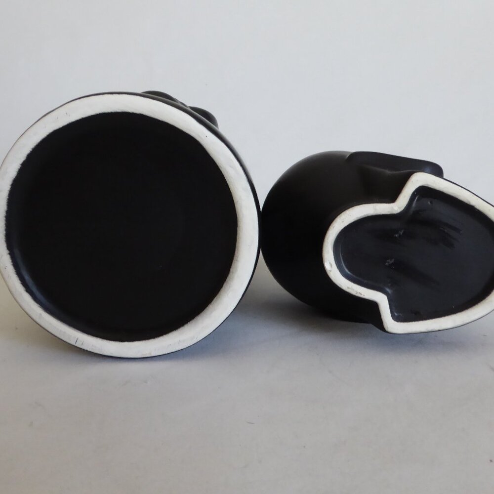 NEW GOTHIC HALLOWEEN BLACK SKULL CERAMIC LIDDED COOKIE JAR & CANISTERS SET - Picture 14 of 14